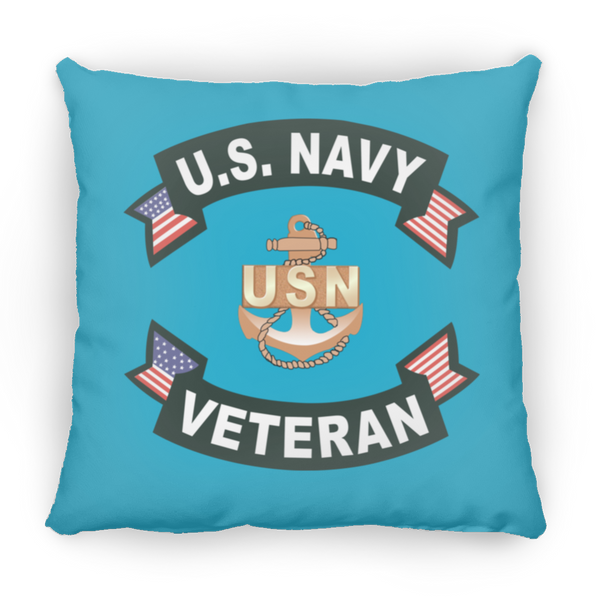 Navy Vet 1 Pillow - Medium Square