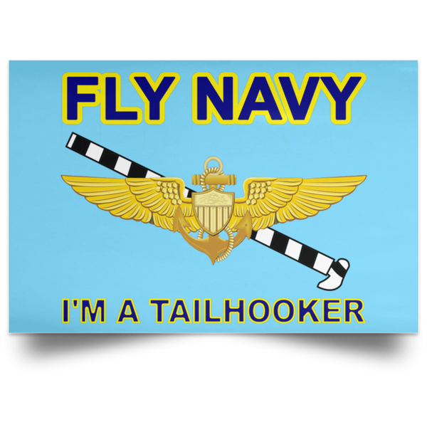 Fly Navy Tailhooker 1 Poster - Landscape