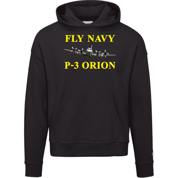 Fly Navy P-3 3 Champion Ladies' Powerblend Hoodie