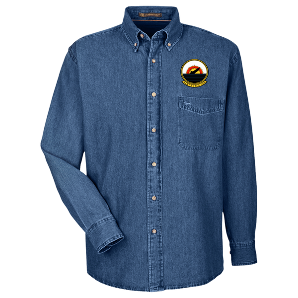 VX 01 1 Harriton LS Denim Shirt