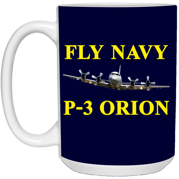 Fly Navy P-3 3 Mug - 15oz