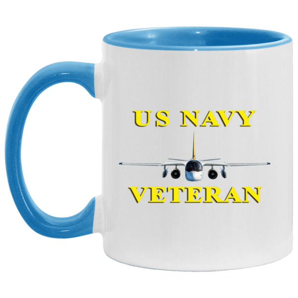 Navy Vet 3 Accent Mug - 11oz