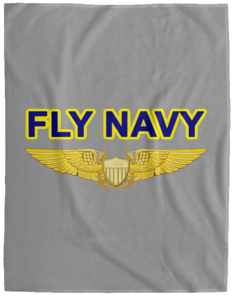 Fly Navy NFO Blanket - Cozy Plush Fleece 60x80