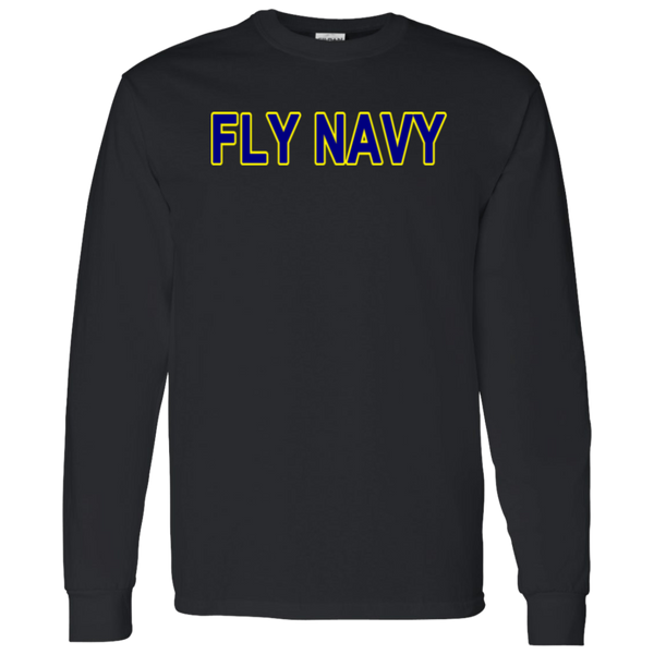 Fly Navy 2 LS Cotton T-Shirt