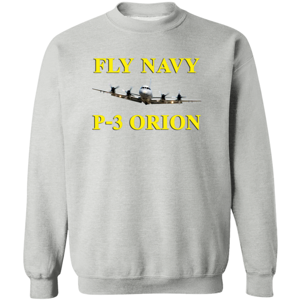 Fly Navy P-3 3 Crewneck Pullover Sweatshirt