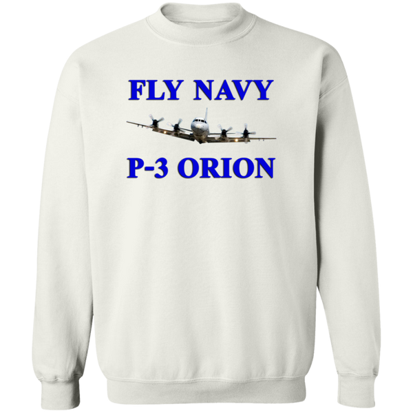 Fly Navy P-3 1 Crewneck Pullover Sweatshirt