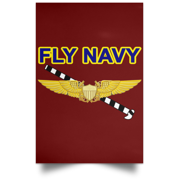 Fly Navy Tailhook 3 Poster - Portrait