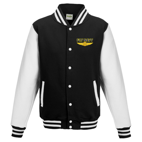 Fly Navy Aircrew Letterman Jacket