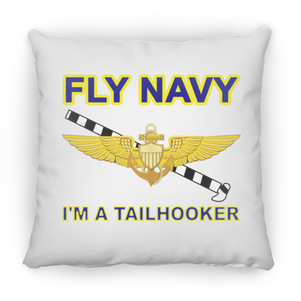 Fly Navy Tailhooker 1 Pillow - Medium Square