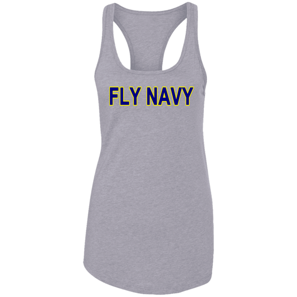 Fly Navy 2 Ladies' Ideal Racerback Tank