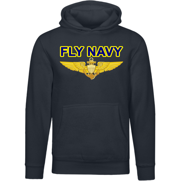 Fly Navy Aviator Lane Seven Unisex Premium Hoodie