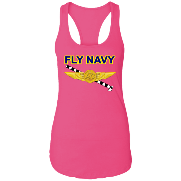 Fly Navy Tailhook 2 Ladies' Ideal Racerback Tank