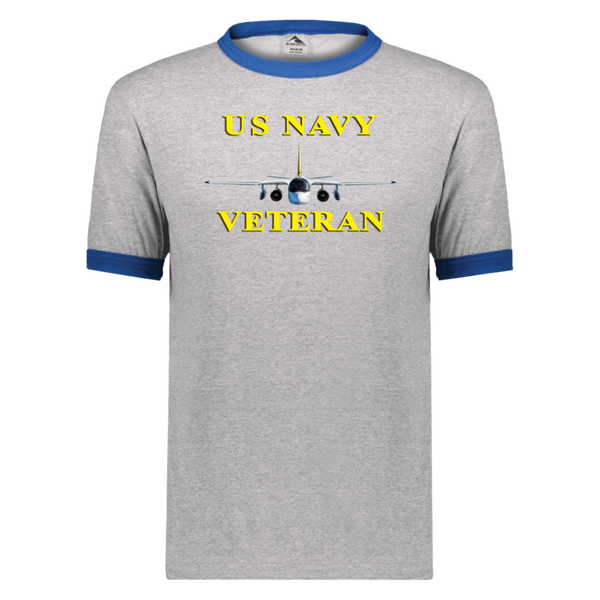 Navy Vet 3 Unisex Ringer Tee