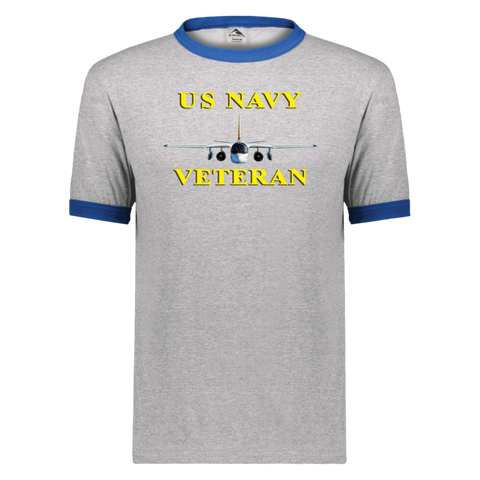 Navy Vet 3 Unisex Ringer Tee