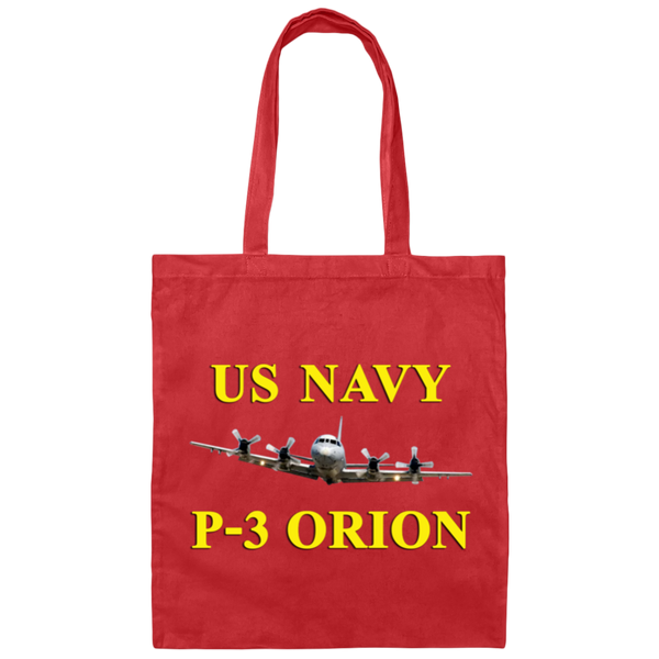 US Navy P-3 3 Canvas Tote Bag