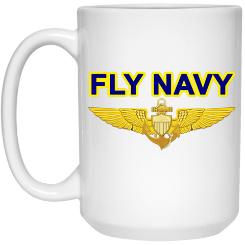 Fly Navy Aviator Mug - 15oz