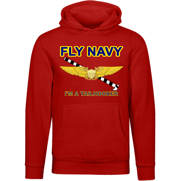 Fly Navy Tailhooker 3 Lane Seven Unisex Premium Hoodie