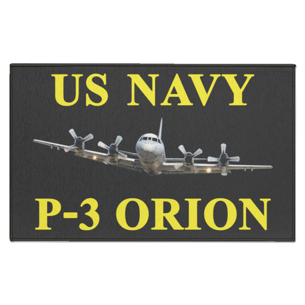 US Navy P-3 3 Indoor Doormat