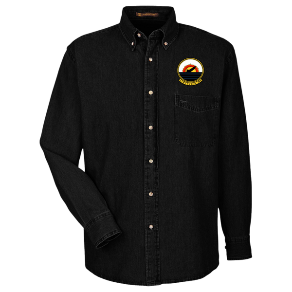 VX 01 1 Harriton LS Denim Shirt