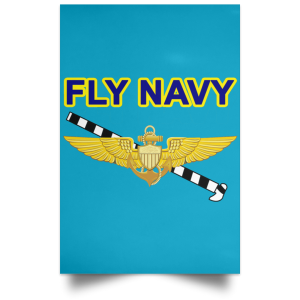 Fly Navy Tailhook 1 Poster - Portrait