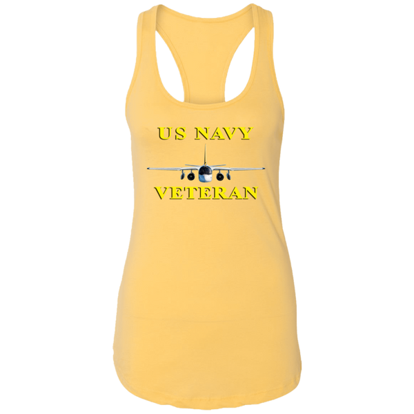 Navy Vet 3 Ladies' Ideal Racerback Tank