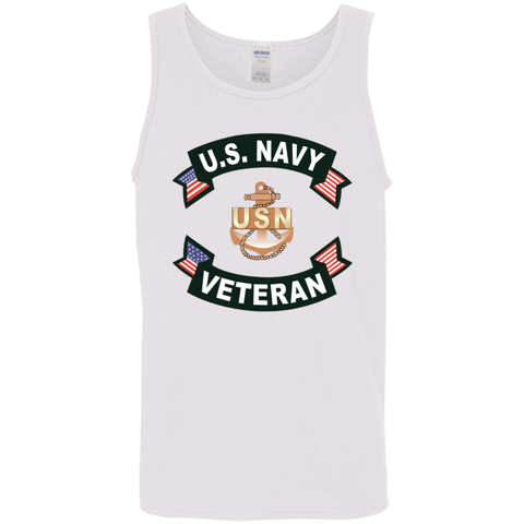 Navy Vet 1 Cotton Tank Top