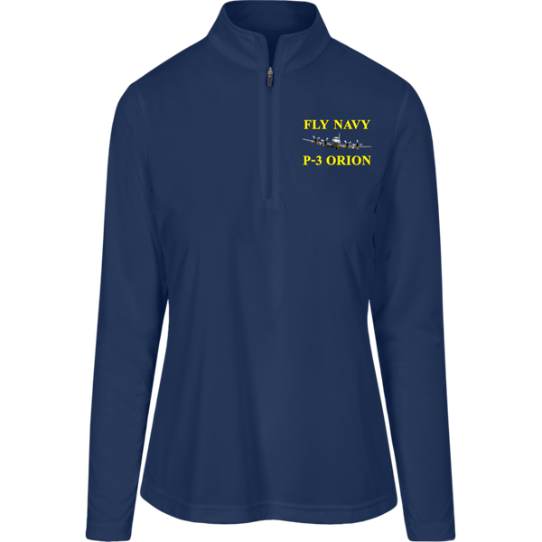 Fly Navy P-3 3 Team 365 Ladies' Zone Quarter Zip