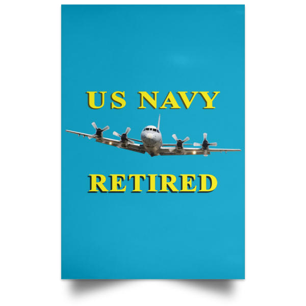 Navy Retired 1 Poster - Portrait