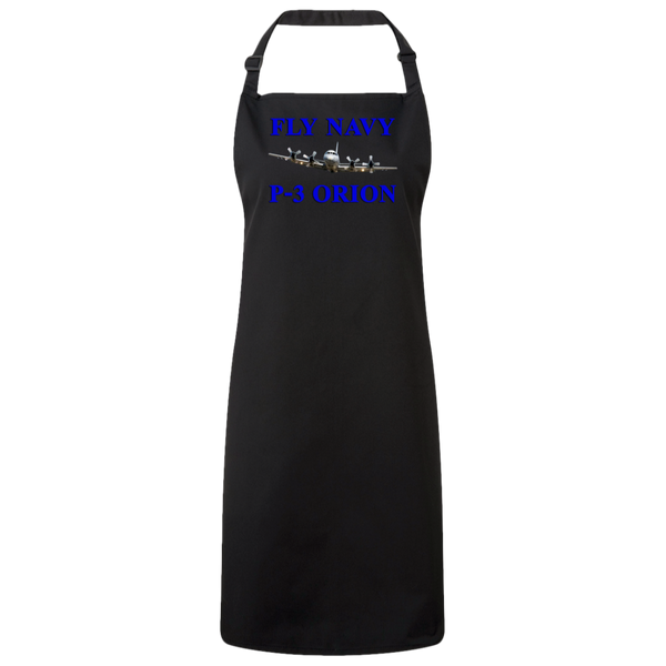 Fly Navy P-3 1 Unisex Bib Apron