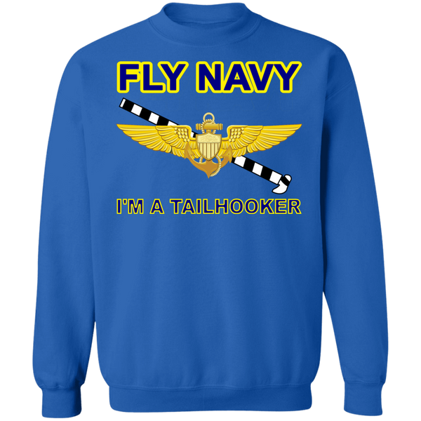 Fly Navy Tailhooker 1 Crewneck Pullover Sweatshirt