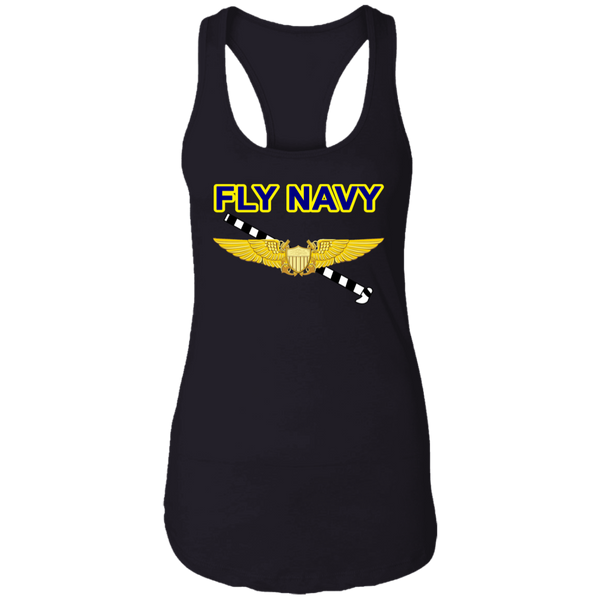 Fly Navy Tailhook 3 Ladies' Ideal Racerback Tank