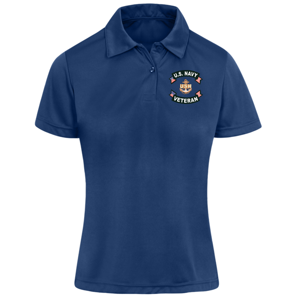 Navy Vet 1 Team 365 Ladies' Zone Polo