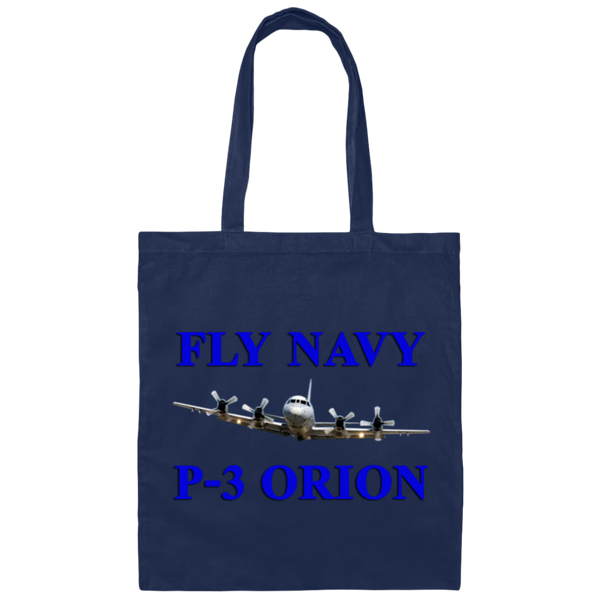 Fly Navy P-3 1 Canvas Tote Bag