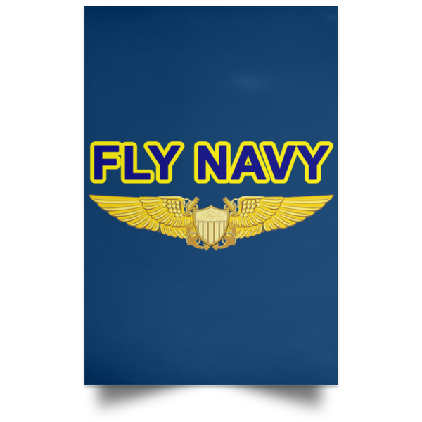 Fly Navy NFO Poster - Portrait