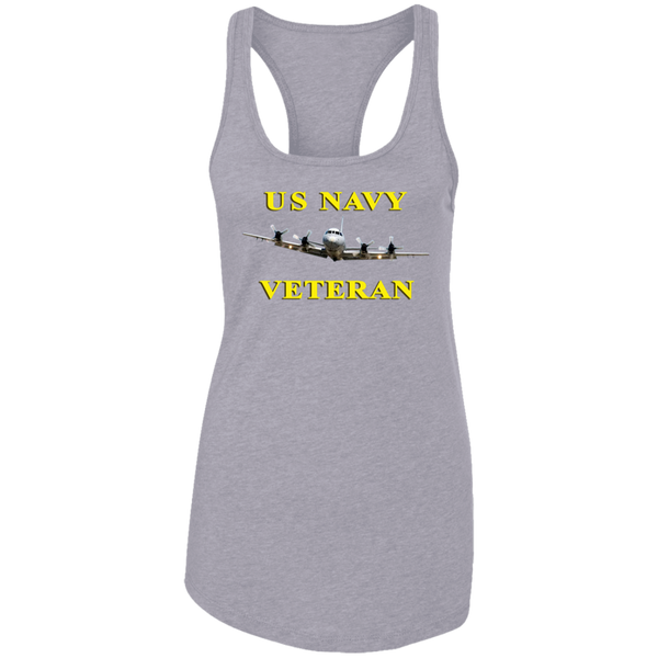 Navy Vet 2 Ladies' Ideal Racerback Tank