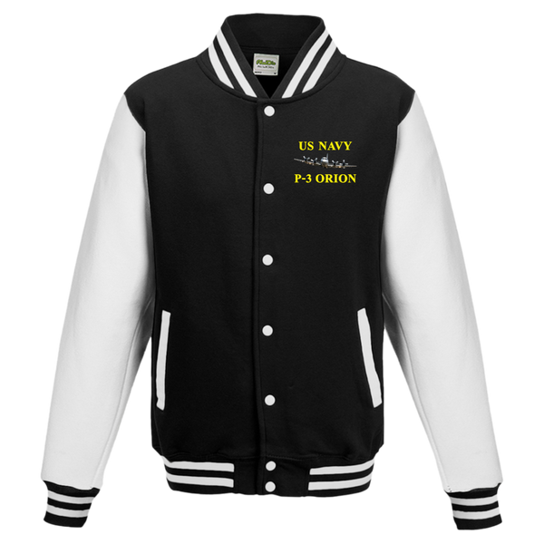 US Navy P-3 3 Letterman Jacket