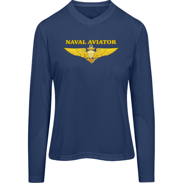 P-3C 2 Aviator Team 365 Ladies' Zone LS Tee