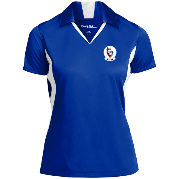 VA 34 1 Ladies' Colorblock Performance Polo