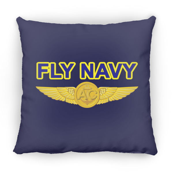 Fly Navy Aircrew Pillow - Medium Square