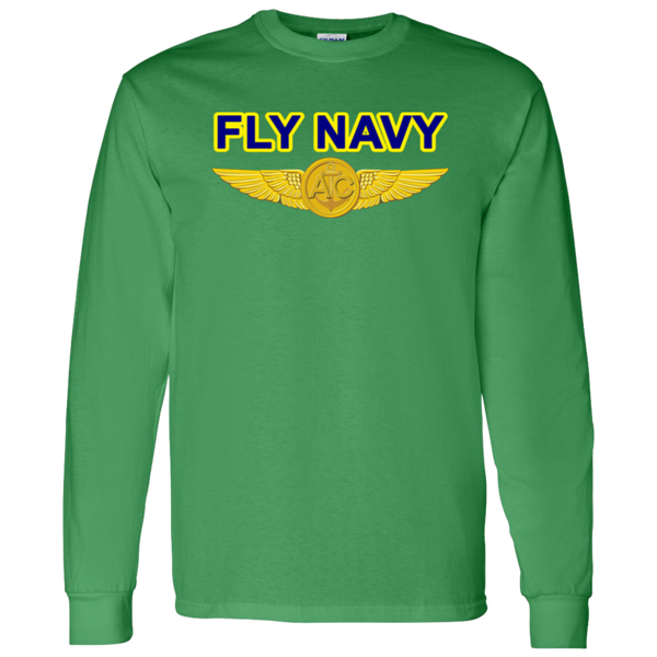 Fly Navy Aircrew LS Cotton T-Shirt