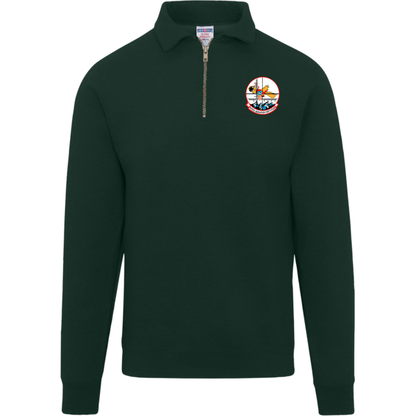 VP 44 1 Jerzees Fleece Quarter Zip Pullover