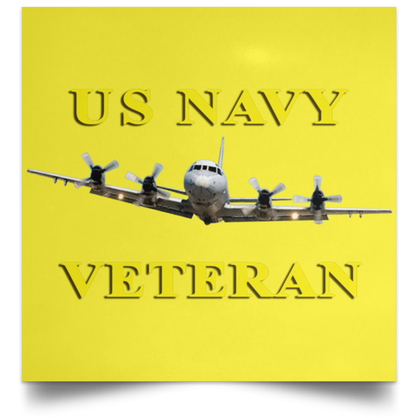 Navy Vet 2 Poster - Square