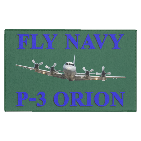 Fly Navy P-3 1 Indoor Doormat