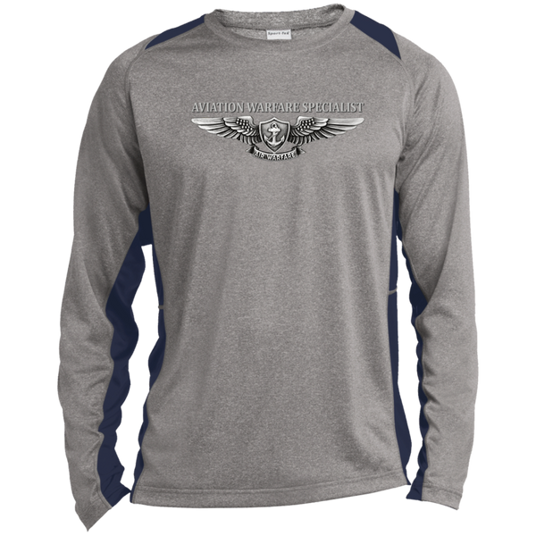 Air Warfare 2 LS Heather Colorblock Tee