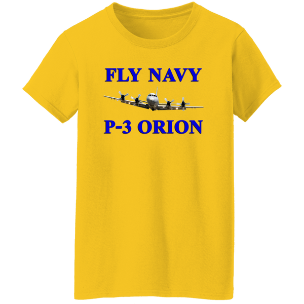 Fly Navy P-3 1 Ladies' T-Shirt