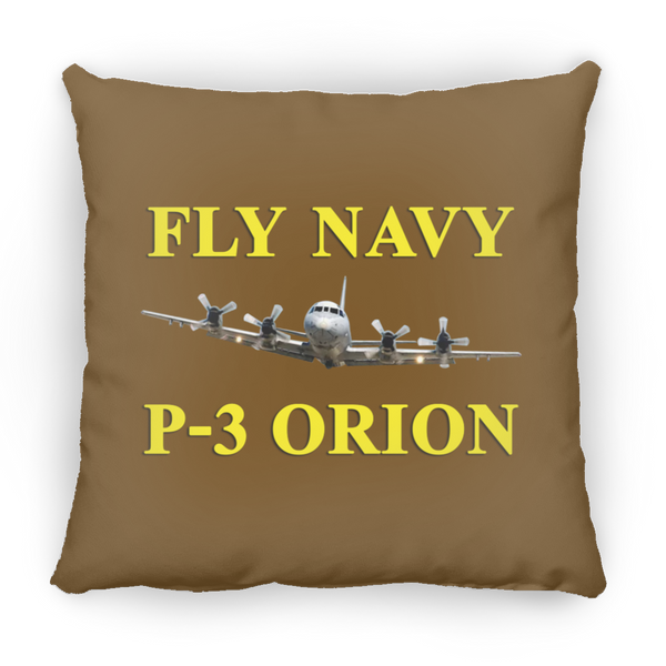 Fly Navy P-3 3 Pillow - Large Square