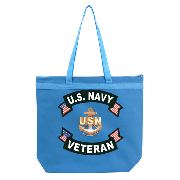 Navy Vet 1 Melody Large Tote