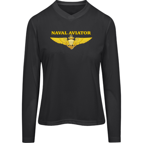 P-3C 2 Aviator Team 365 Ladies' Zone LS Tee