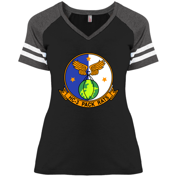 HC 03 3 Ladies' Game V-Neck T-Shirt