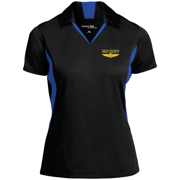 Fly Navy Aircrew Ladies' Colorblock Performance Polo